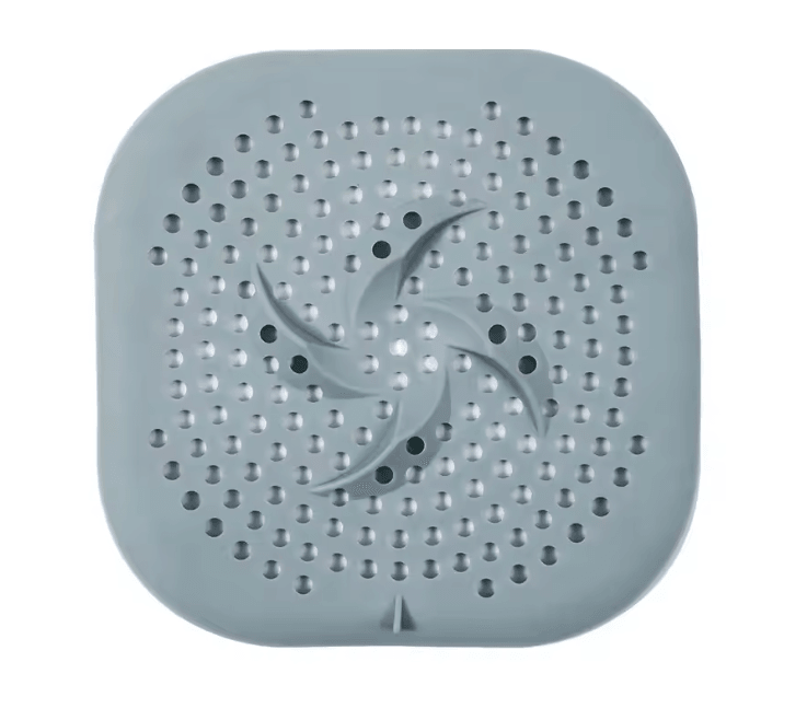 Silicone Shower Drain Hair Catcher with Suction Cup