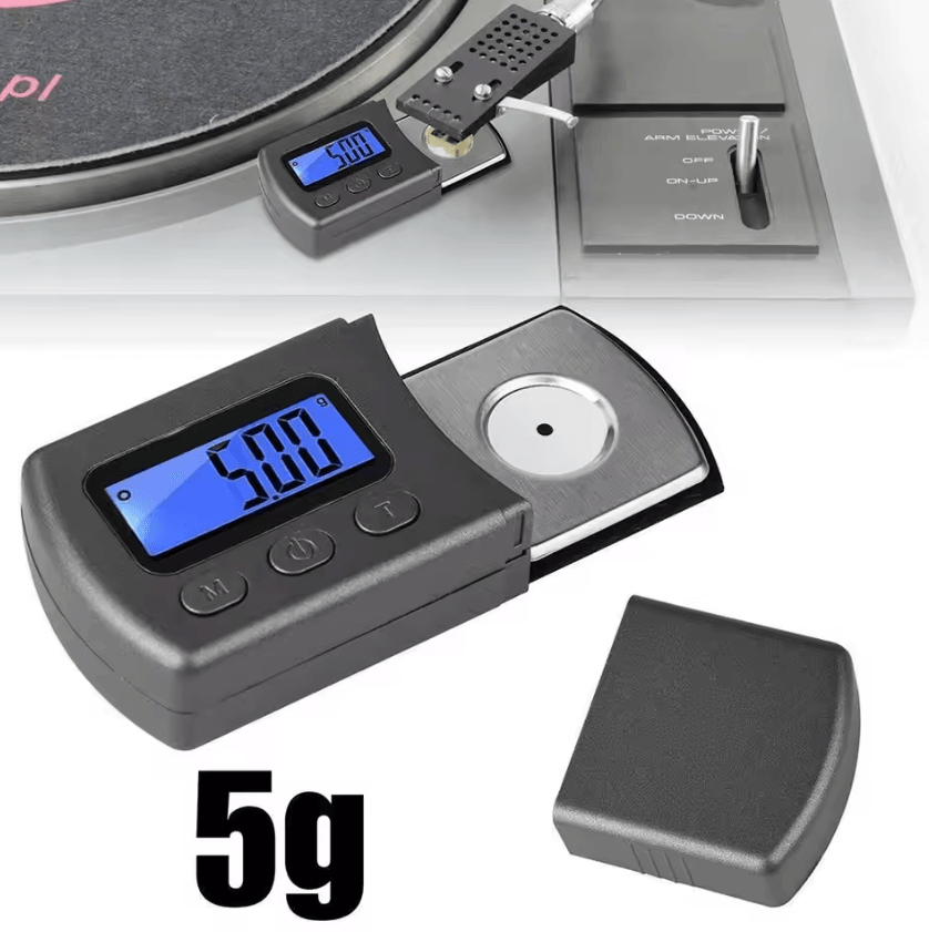 Precision Stylus Tracking Force Gauge – Digital Turntable Needle Scale for Vinyl Accuracy