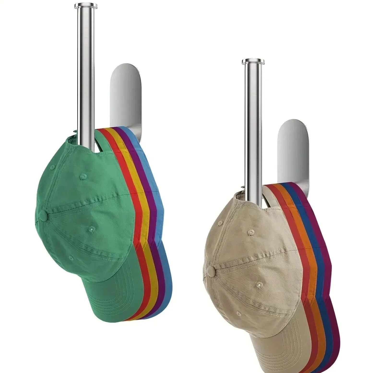 Stainless Steel Wall Mounted Baseball Cap Hanger