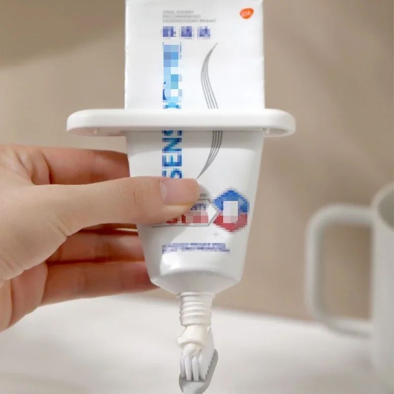 Multifunctional Toothpaste Tube Squeezer Dispenser | ABS Bathroom Accessory Clamp Tool for Waste-Free Easy Use