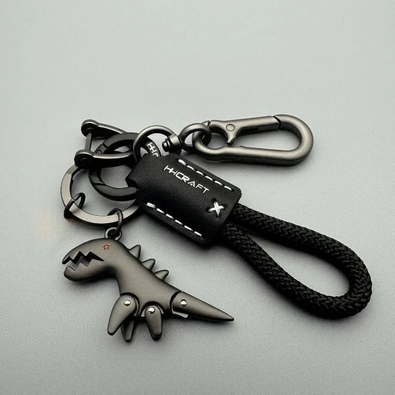 Leather Woven Rope Keychain and High-Fidelity Asset Retention Architecture