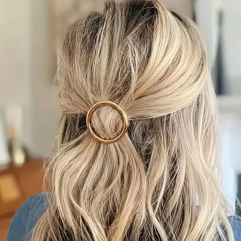 6 pcs Elegant Round Hairpins Set