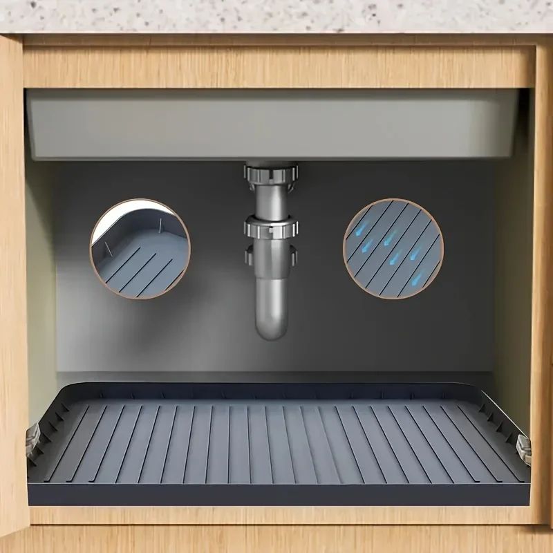 Waterproof Under Sink Cabinet Mat Drip Tray Liner