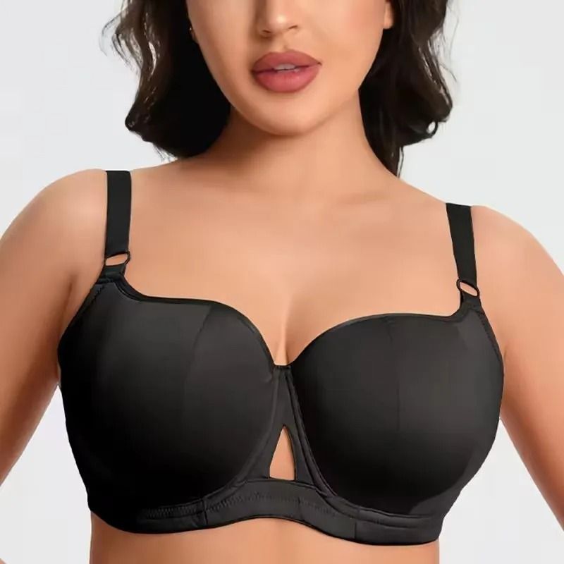 Womens Push Up Minimizer Bra Full Cup Underwire Lingerie