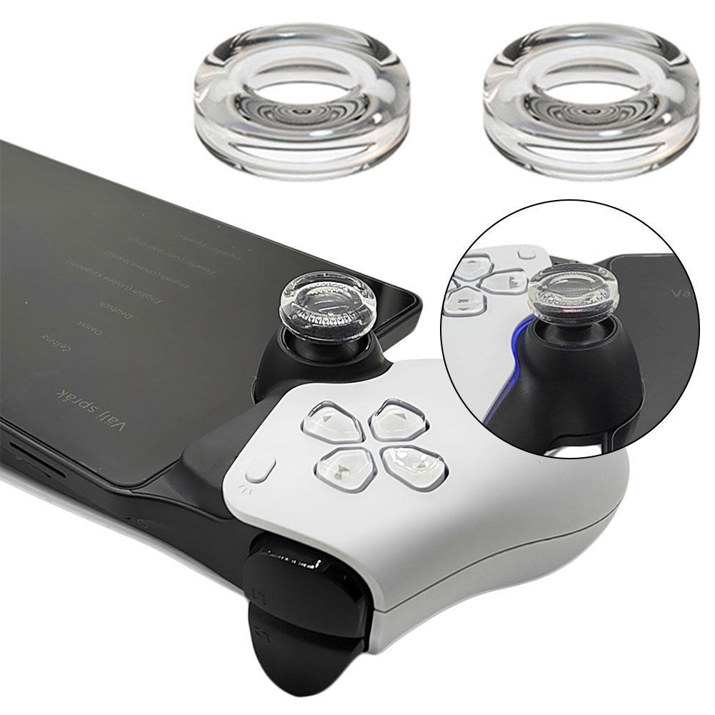 Rocker Cap for PlayStation Portal – Transparent Liquid Silicone Joystick Analog Cover for PS Portal Handheld Accessories
