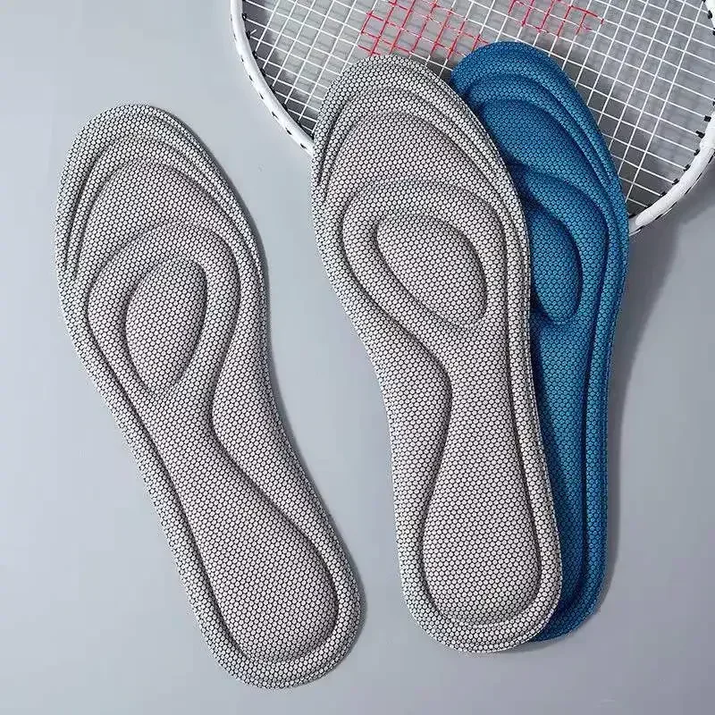 Orthopedic Memory Foam Insoles for Shoes Men Women Sports Soft Cushion Sweat Absorbing Antibacterial Shoe Inserts