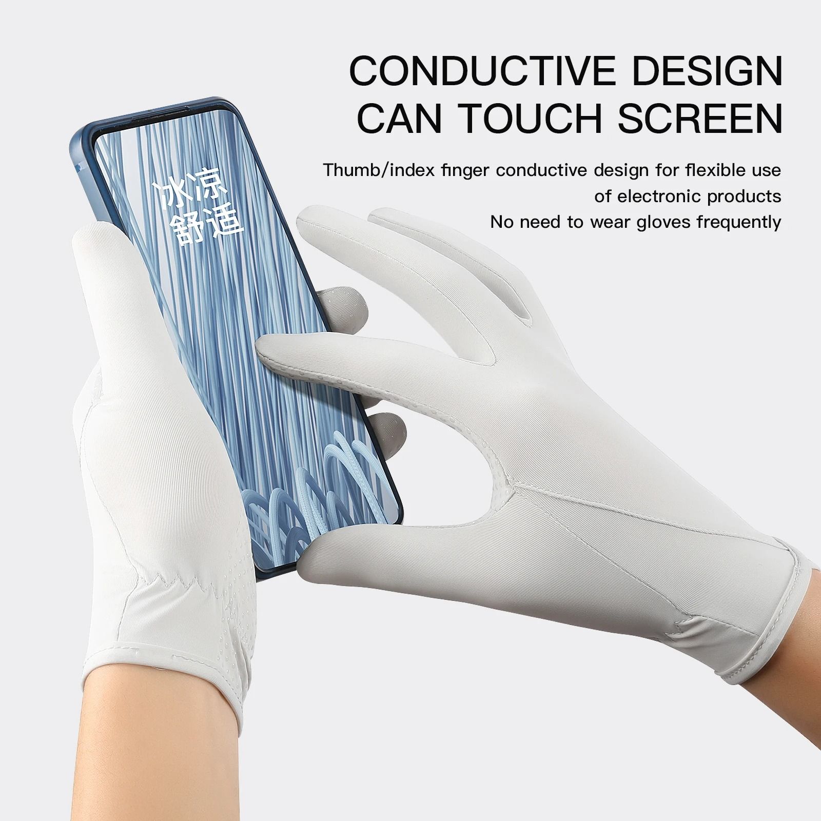Lightweight Sun Protection Gloves for Driving Cycling and Outdoor Use