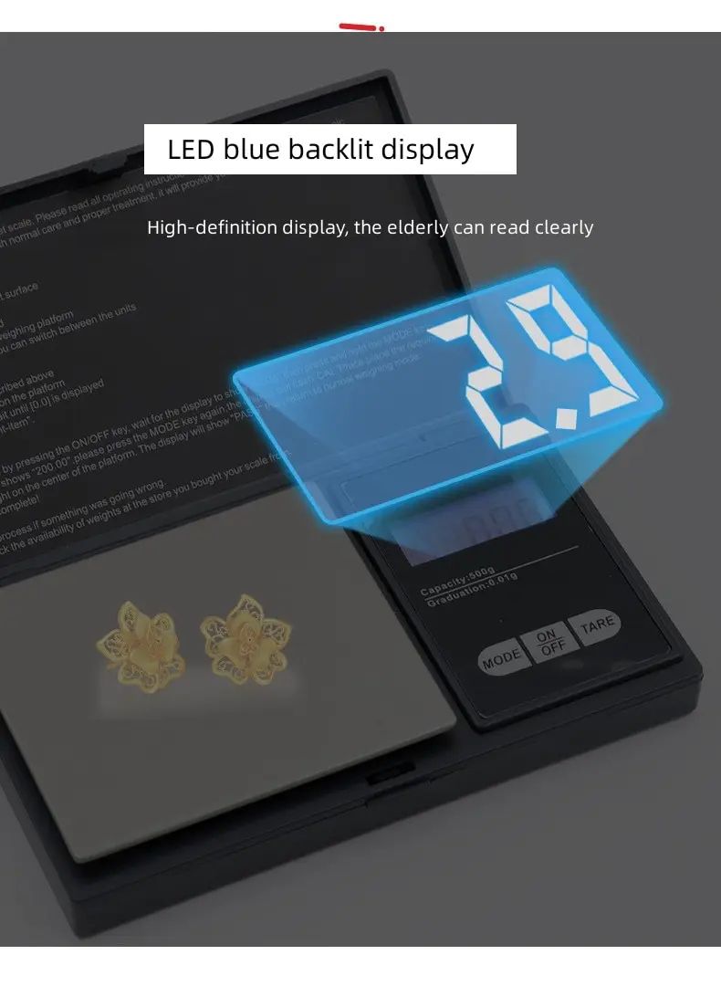 Mini Digital Pocket Jewelry Scale