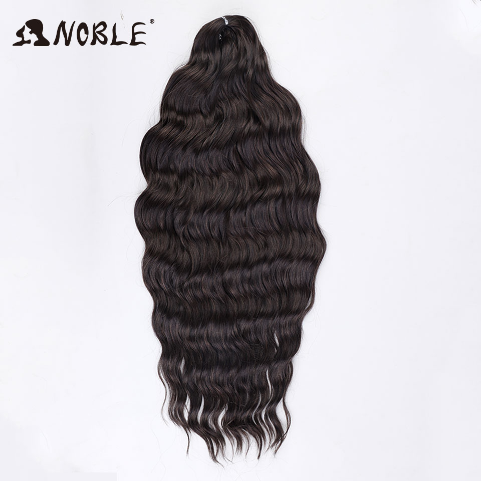 Noble Hair Synthetic Loose Deep Wave Braiding Hair Extensions Ombre Blonde Twist Crochet Curly Water Wave Braid