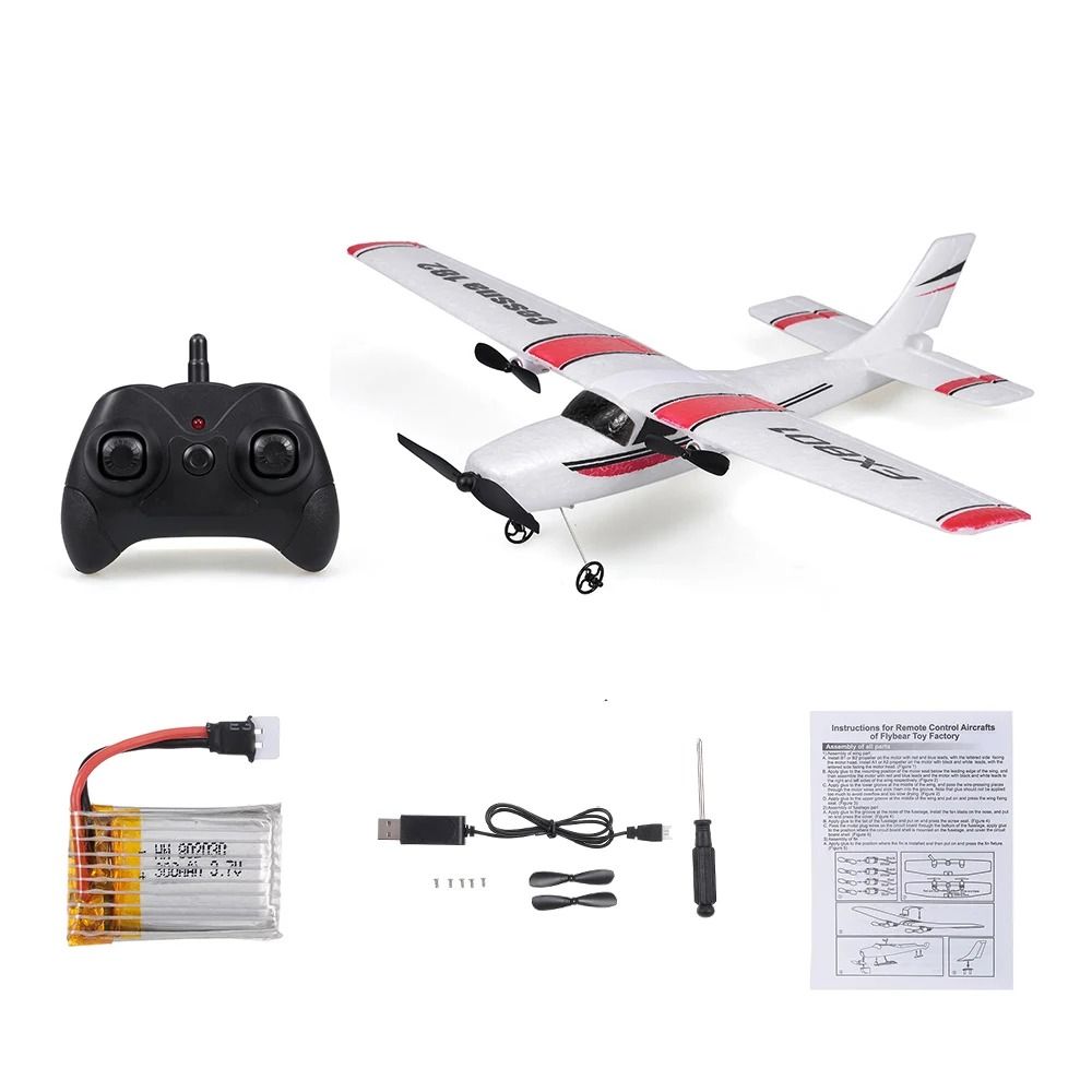 FX801 RC Plane 2.4G 2CH EPP Foam Remote Control Glider Airplane