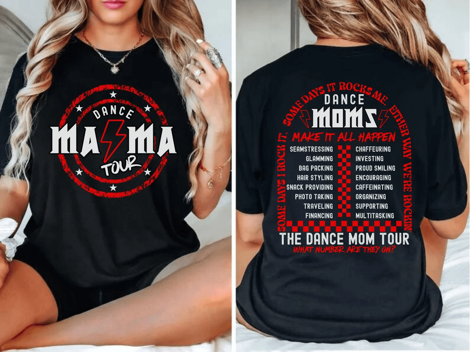 Dance Mama Tour Shirt Funny Dance Mom Gift Dance Competition Shirt Mom Era Tee