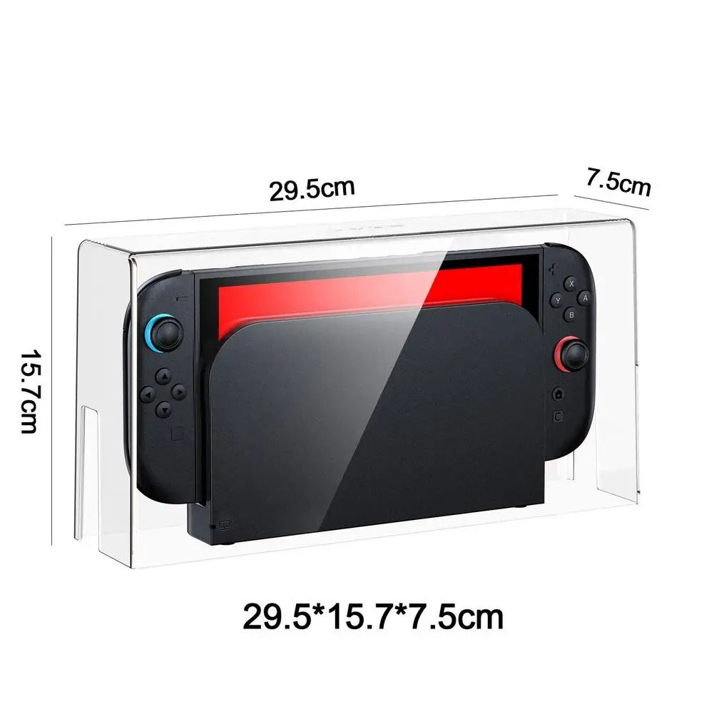 Transparent Acrylic Console and Dock Display Case