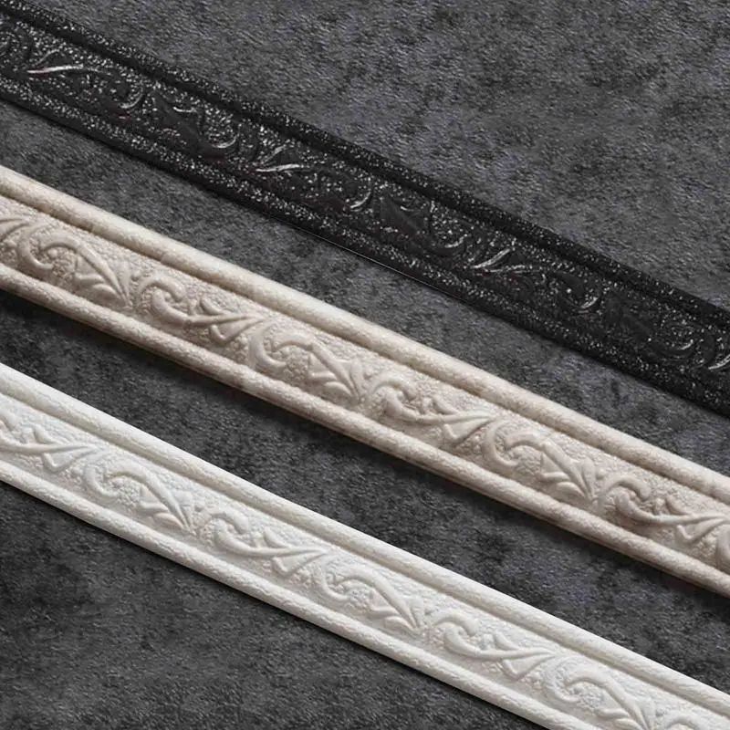 3D Self Adhesive Foam Wall Trim Waterproof Edge Molding