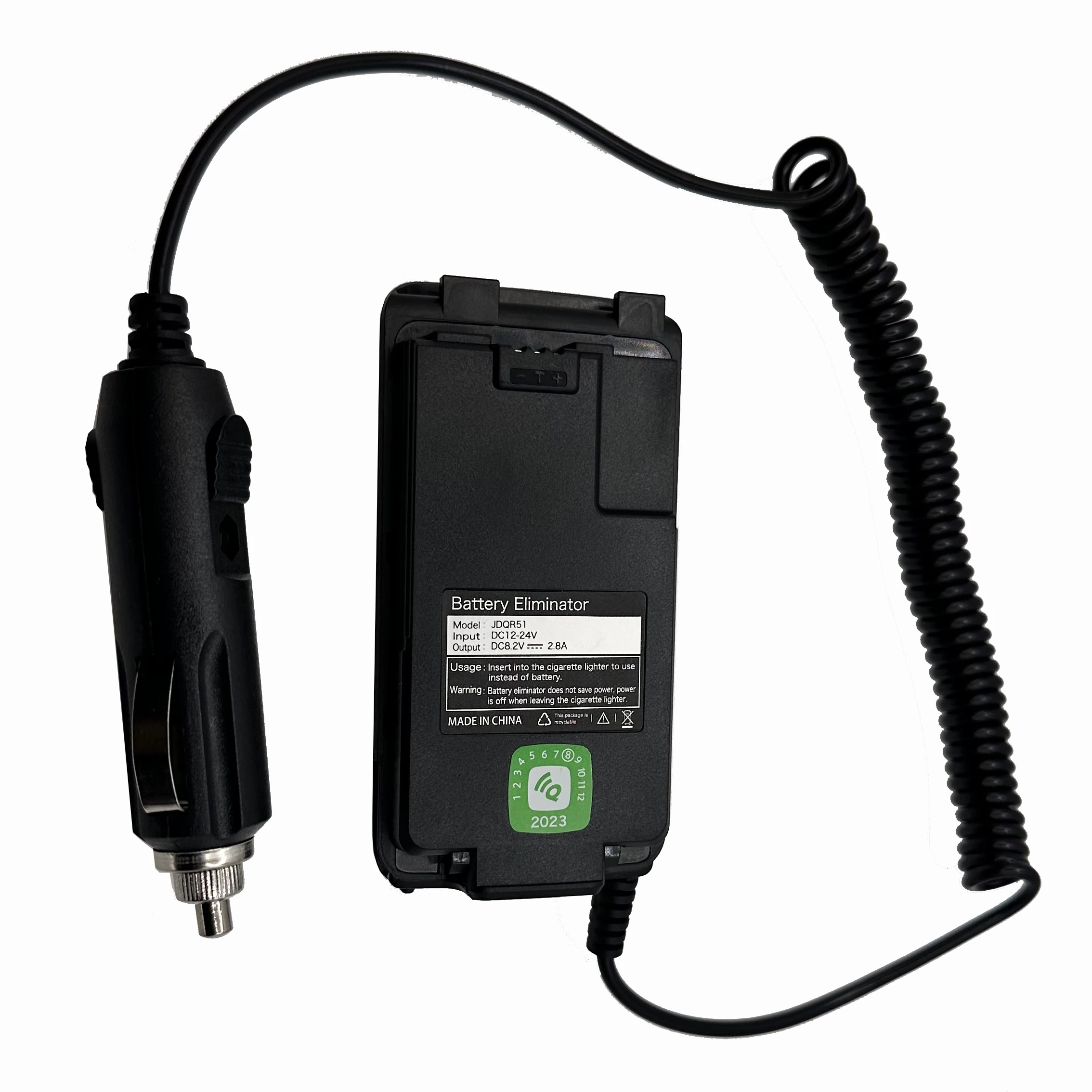 Universal Car Charger Battery Eliminator for Walkie Talkies