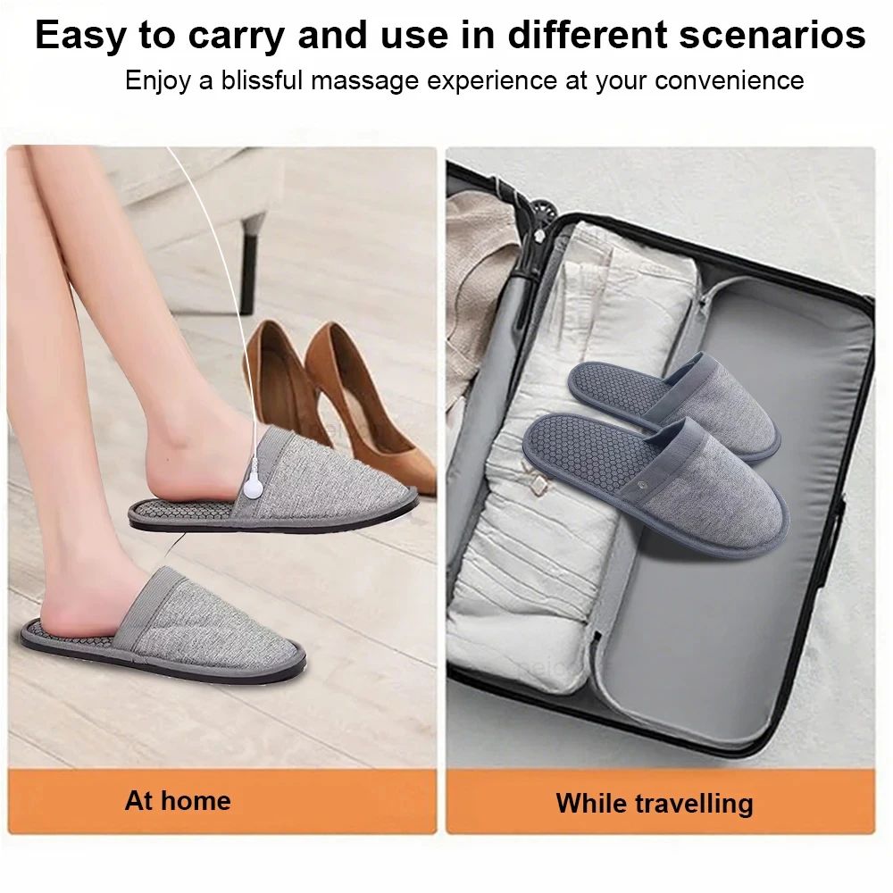 EMS Foot Massager Slippers with Remote Control