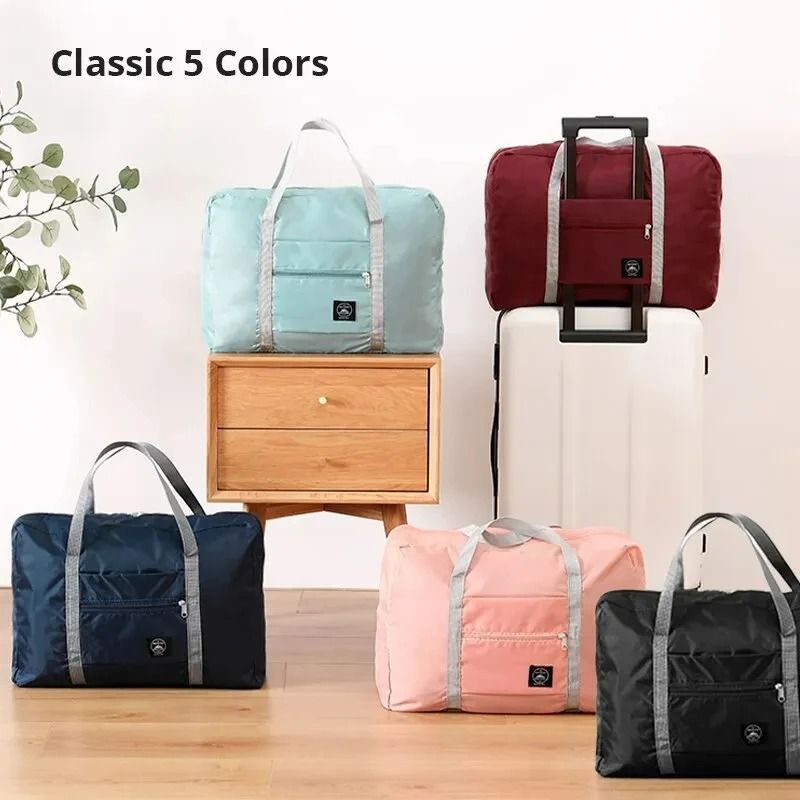 Foldable Travel Duffel Bag 2 Pack Carry On and Weekender Bag