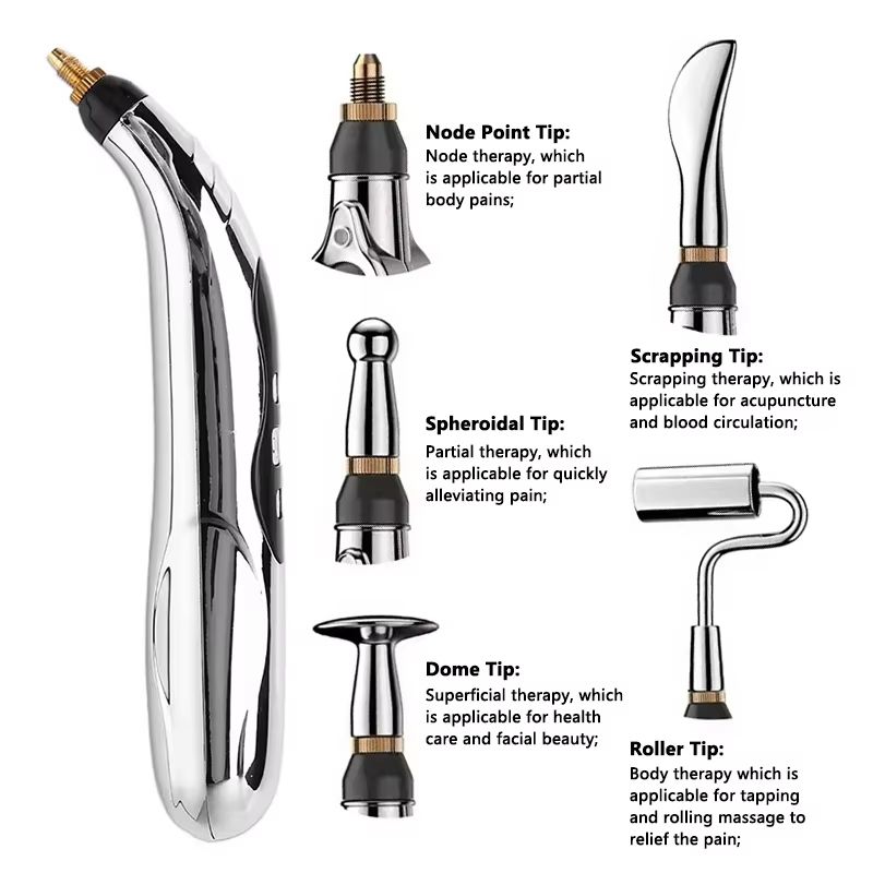 Meridian Energy Acupuncture Pen – Electric Pulse Therapy Massager for Muscle Pain Relief & Deep Tissue Healing