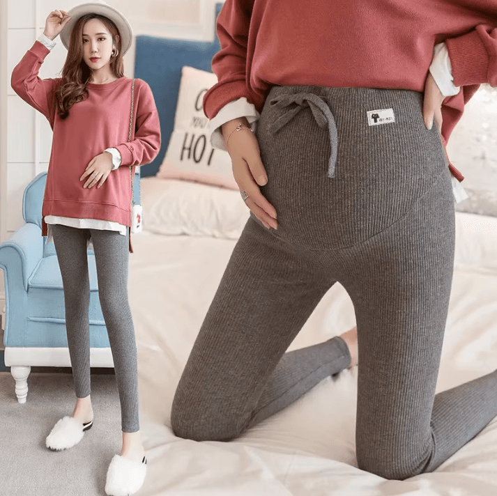 Pregnant Woman Adjustable Big Size Leggings New Maternity Pants Pregnancy Thin Soft Cotton High Waist Clothes