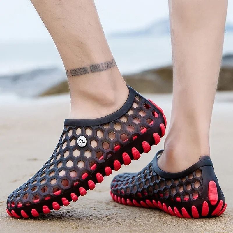 Unisex Lightweight Summer Slip On Garden Clogs Jelly Water Sandals for Beach and Casual Wear