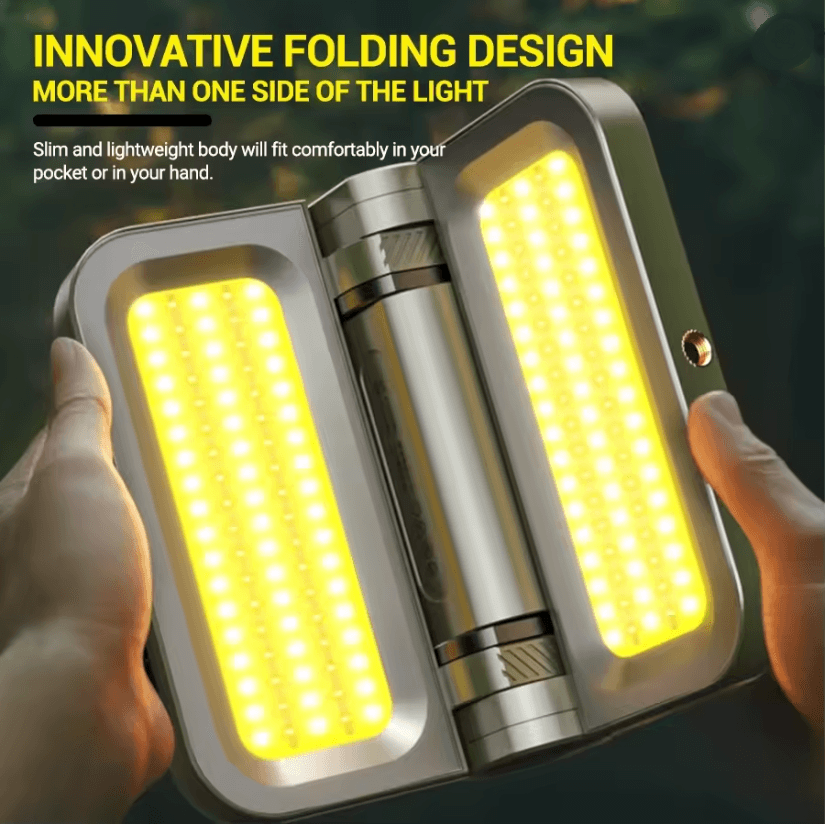 Portable LED Camping Lantern 2000LM Waterproof Tent Light with Power Bank