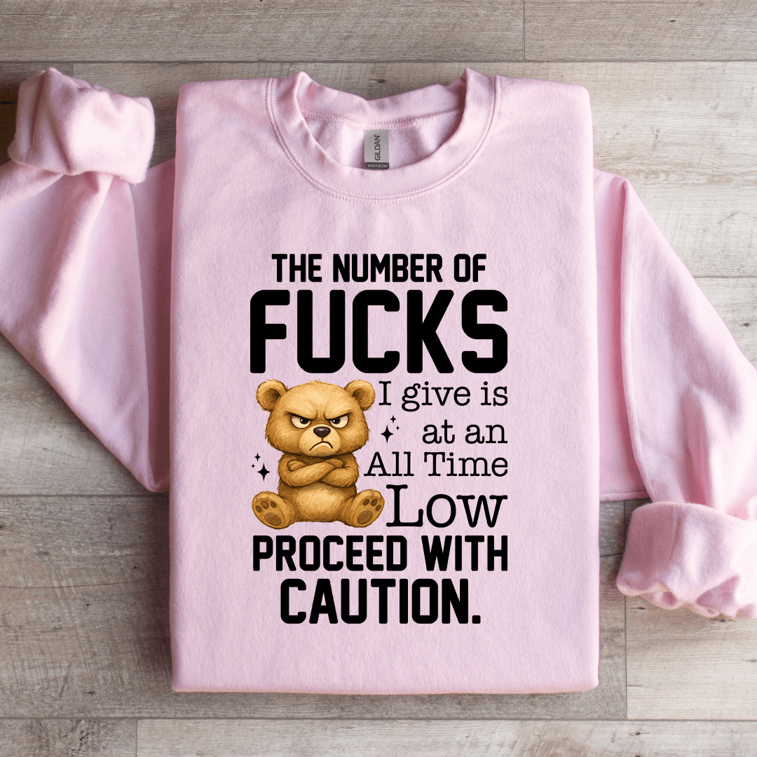 The Number Of F-cks Sweatshirt