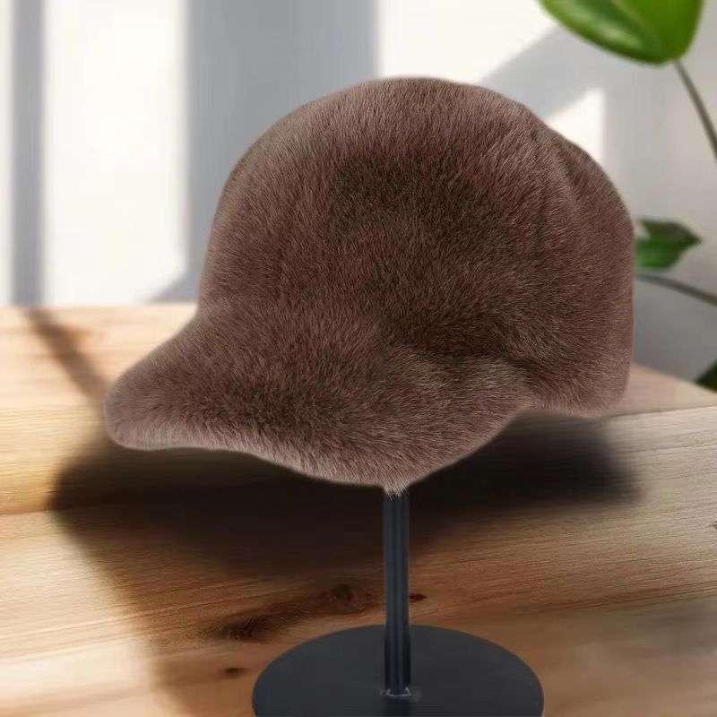ArcticShield Plush Faux Fur Winter Snapback Hat