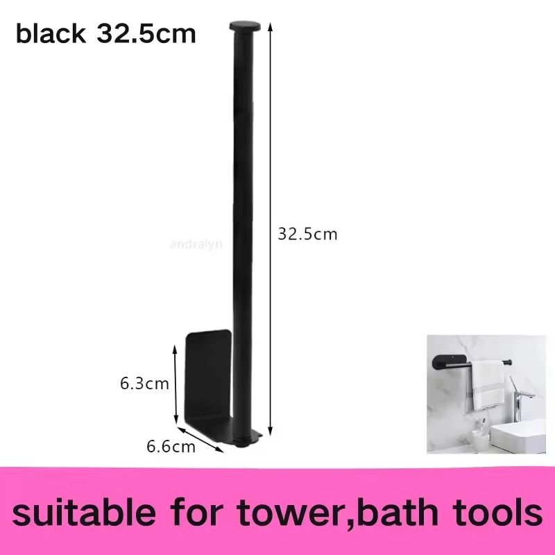 Stainless Steel Self-Adhesive Paper Towel Holder – No-Drill Toilet & Kitchen Roll Rack