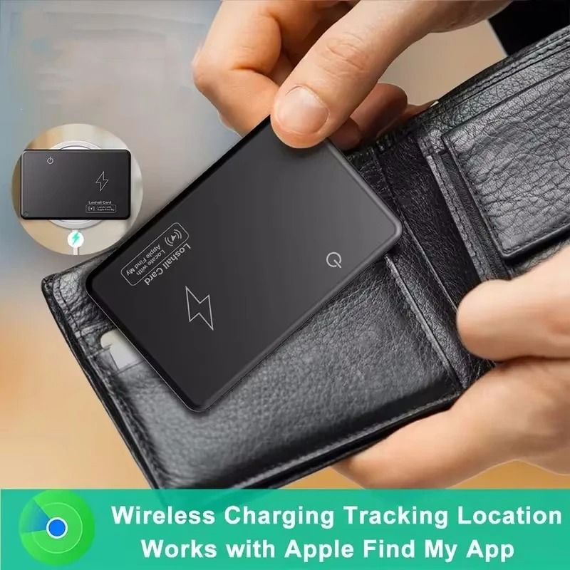 Wireless Charging Wallet Tracker Card