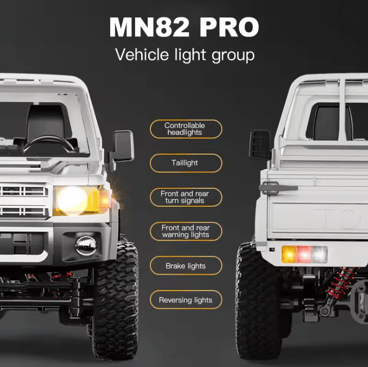 1 to 12 Scale RC Off Road Truck with 4WD and Controllable Headlights