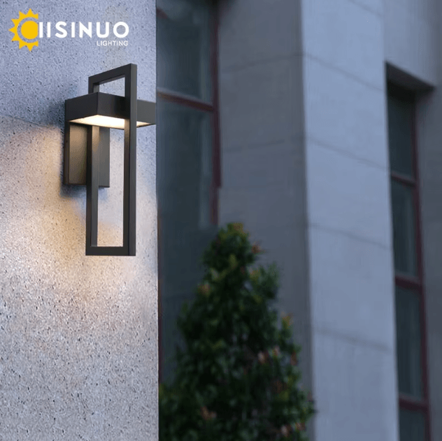 Waterproof Outdoor LED Wall Lighting Retro Vintage Black 10W LED Sconce Luminaire for Garden Porch Street