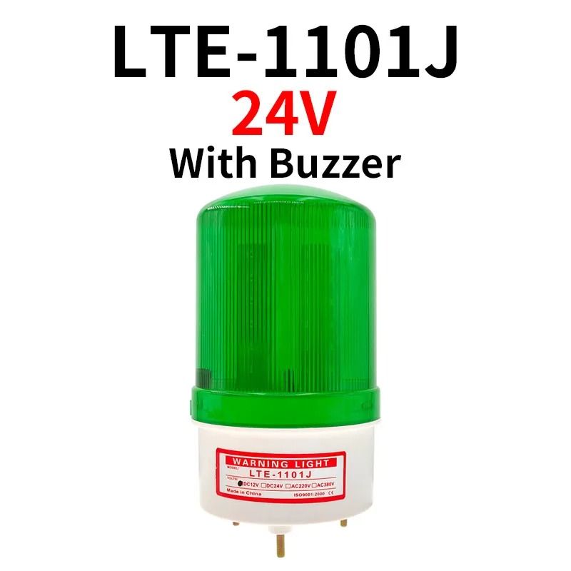 LED Strobe Signal Warning Buzzer Lamp