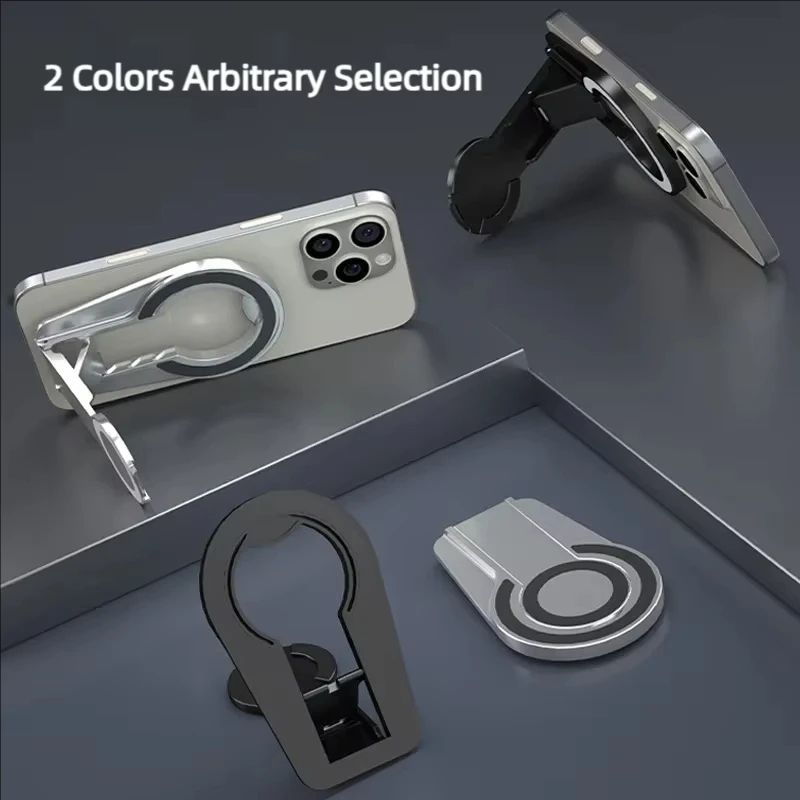 MagSafe Magnetic Phone Grip Stand Foldable Dual Holder