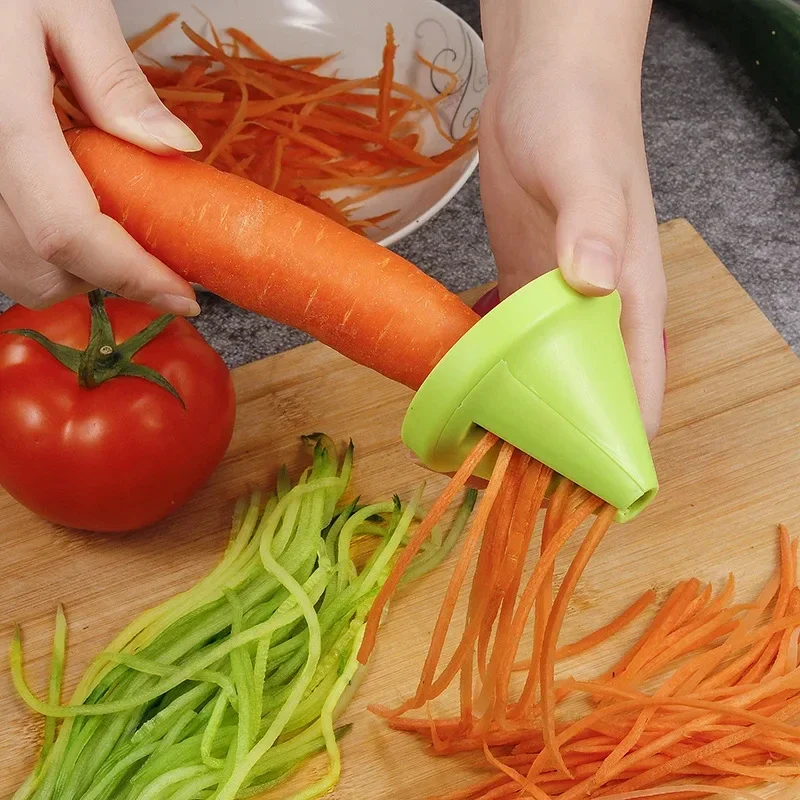 Vegetable Spiralizer and Julienne Peeler Manual Potato and Cucumber Cutter
