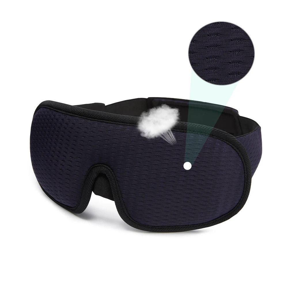 3D Contoured Total Blackout Sleep Mask