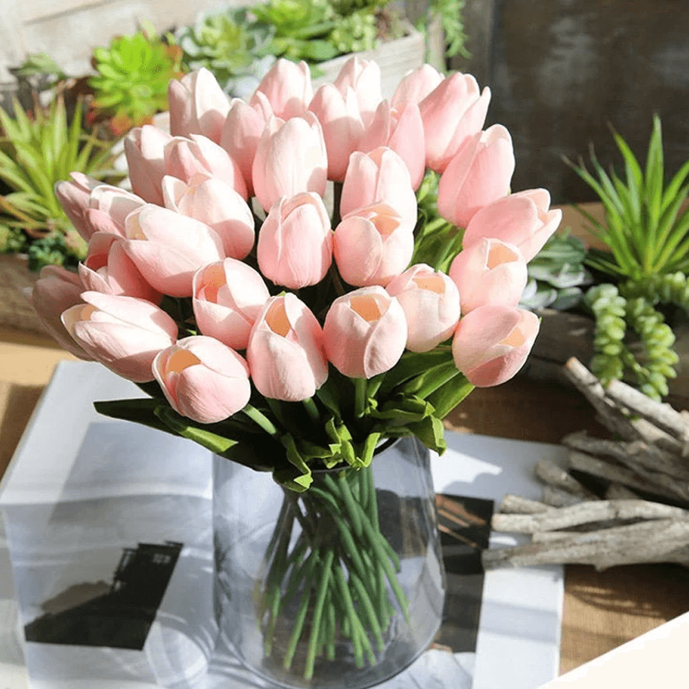 Real Touch Artificial Tulips Flowers