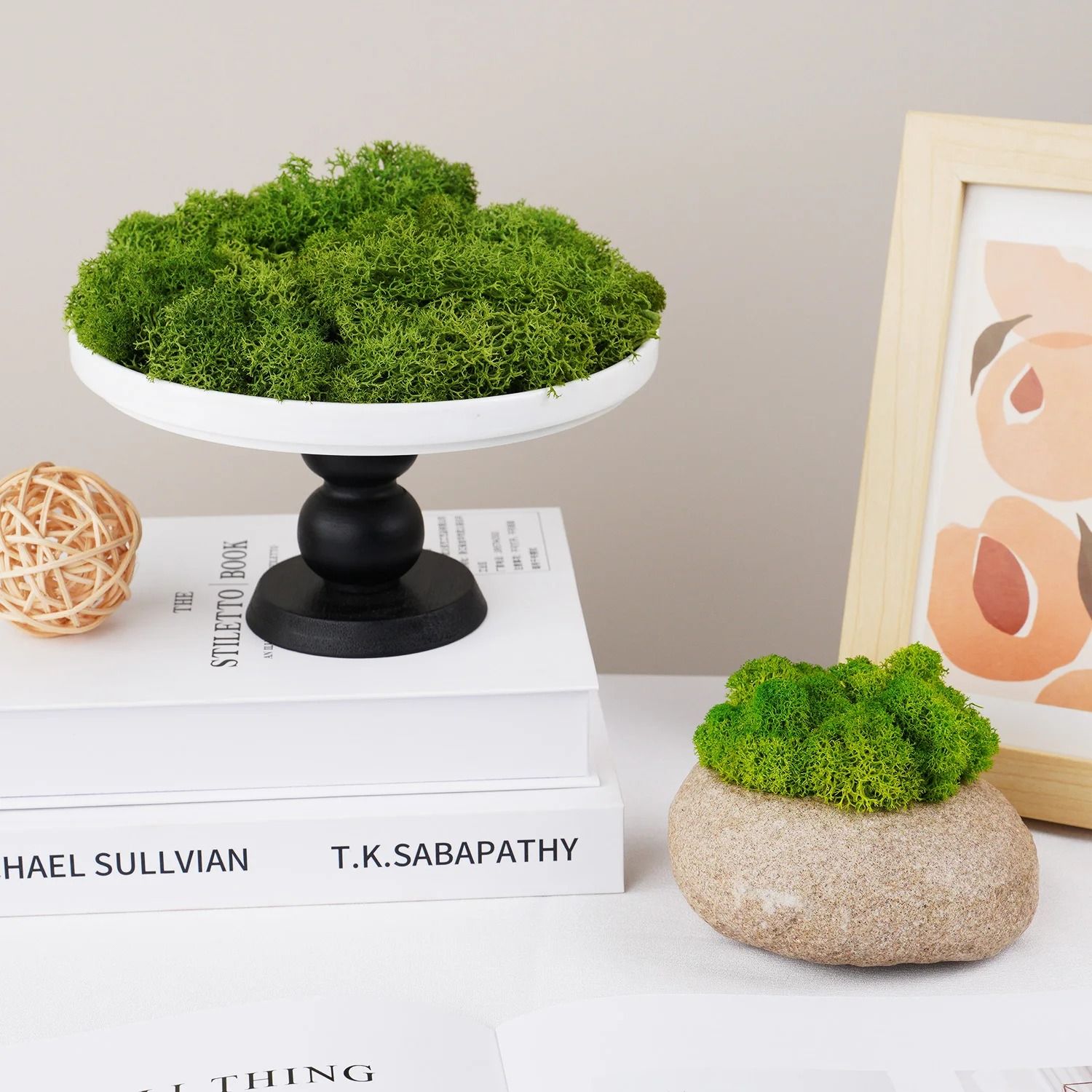 Natural Green Simulation Eternal Moss