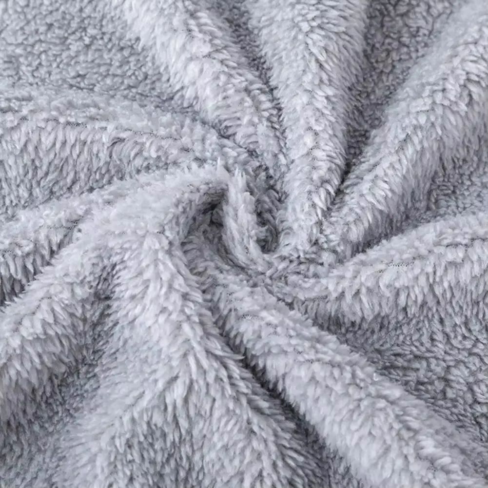 Cozy Striped Hooded Women's Cardigan – Plush Lined, Long Sleeve Autumn Winter Sweater Coat