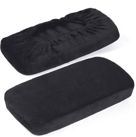 Ergonomic Memory Foam Chair Armrests Comfortable Elbow and Forearm Support Pads for Office and Gaming Chairs 1 Pair