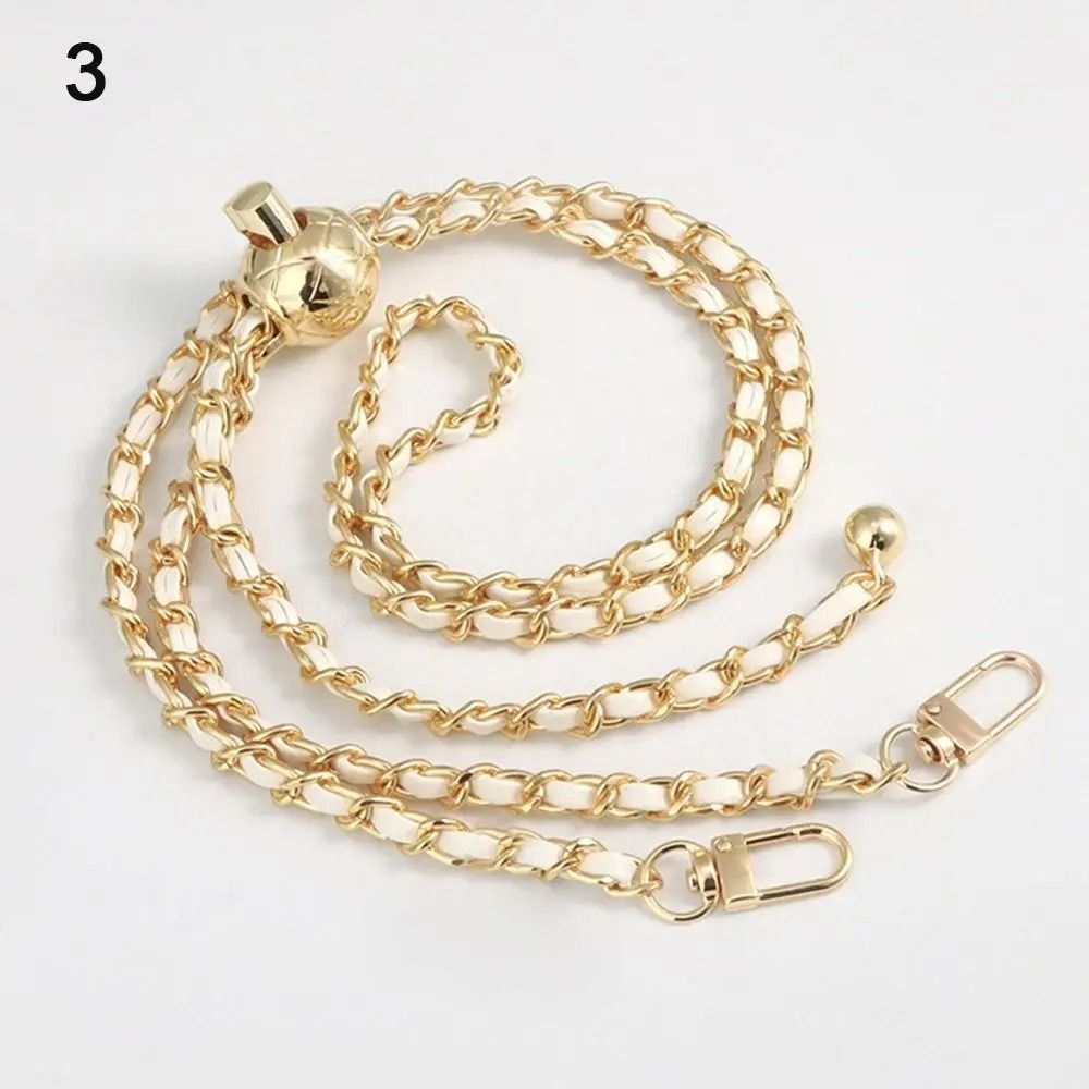 Adjustable Golden Ball Chain Strap – High-End Iron Replacement Shoulder Belt
