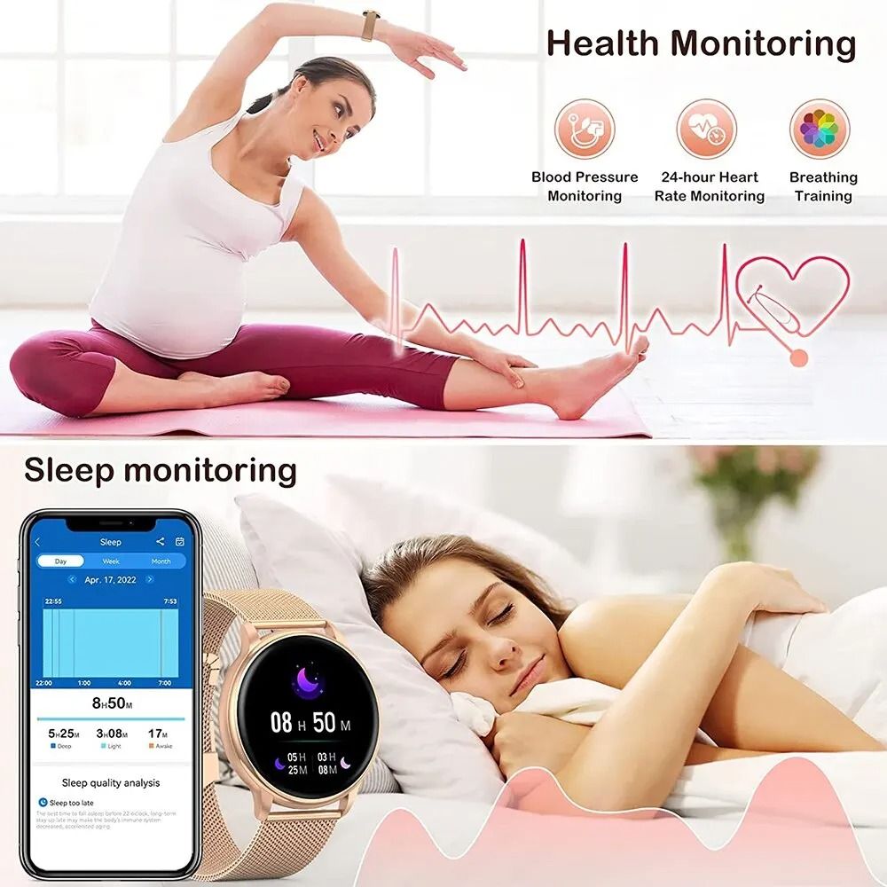 1.72-inch HD Crystal-Clear Smartwatch