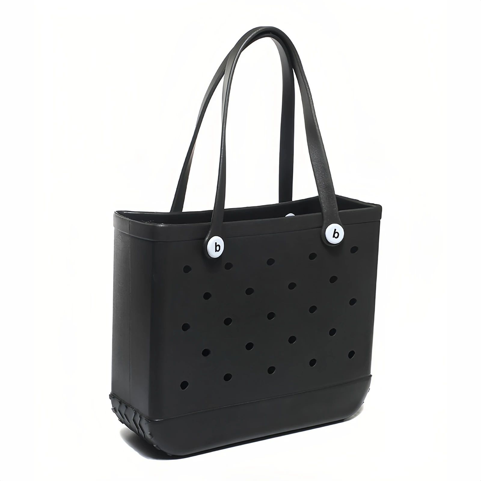Lightweight Beach Grid Tote Bag