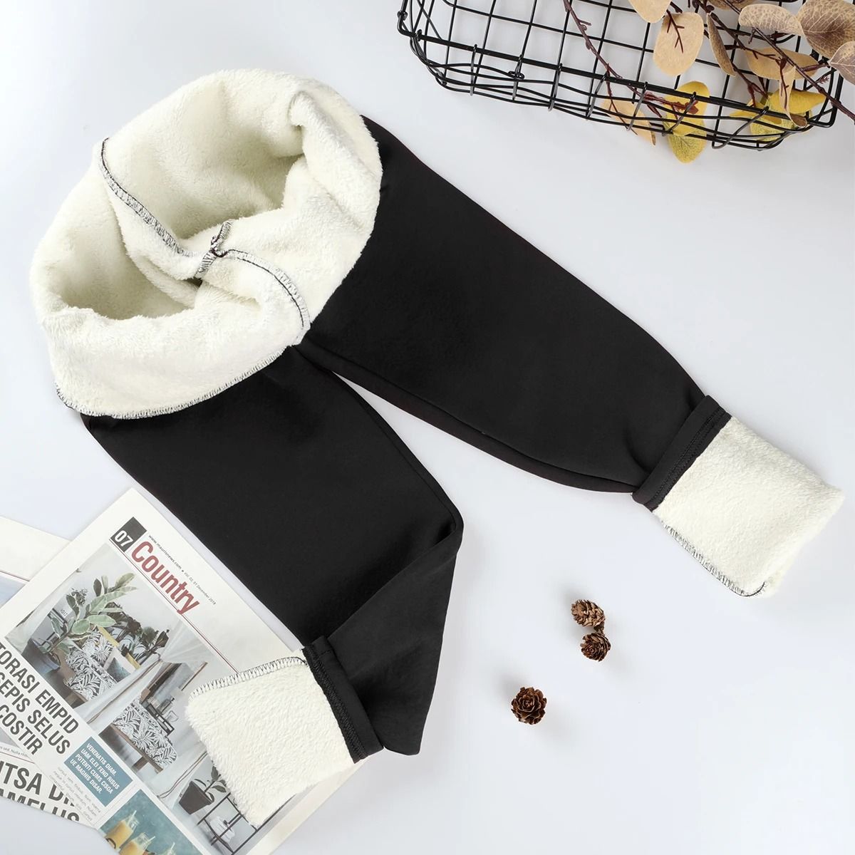 Women Velvet Winter Leggings Thick High Waist Warm Pants