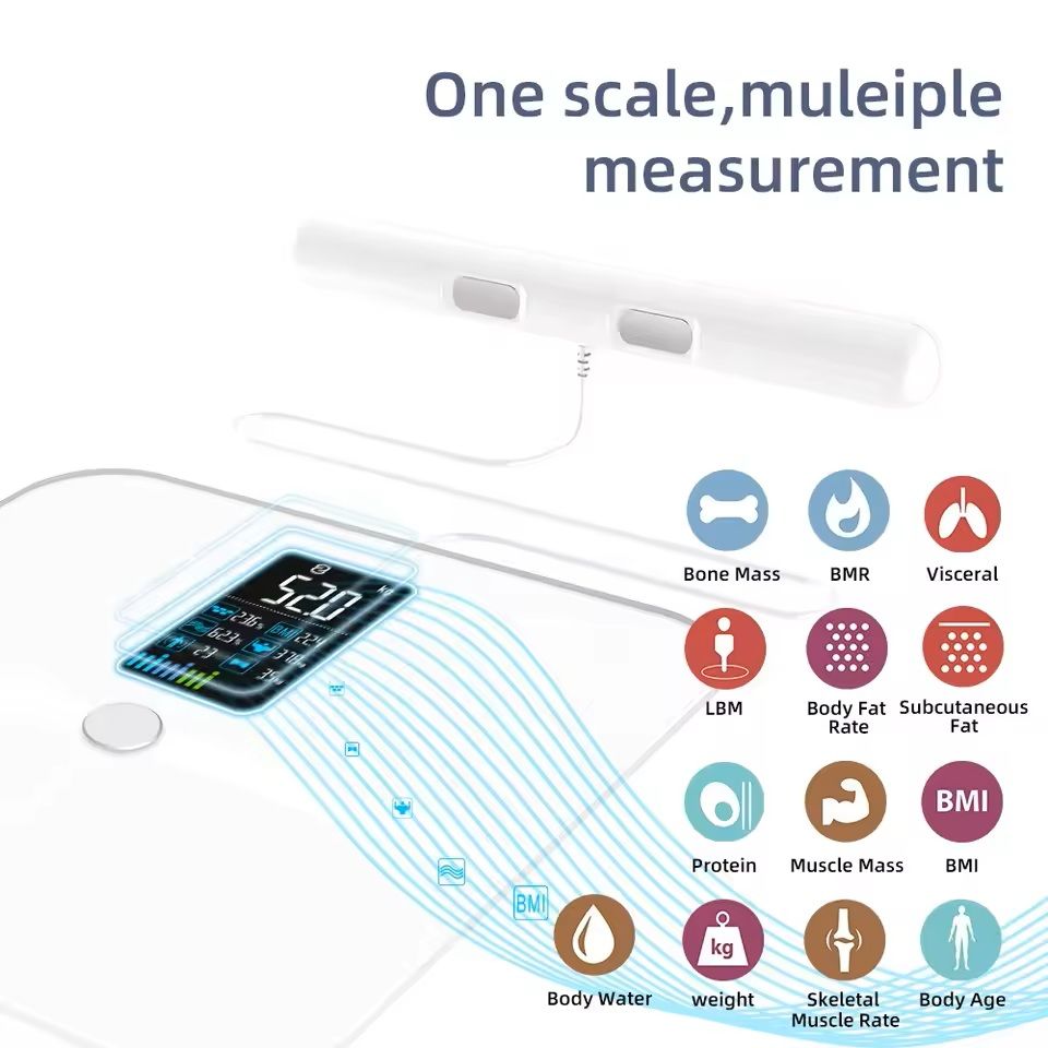 Smart Bioimpedance Body Fat Scale Digital Weight Analyzer