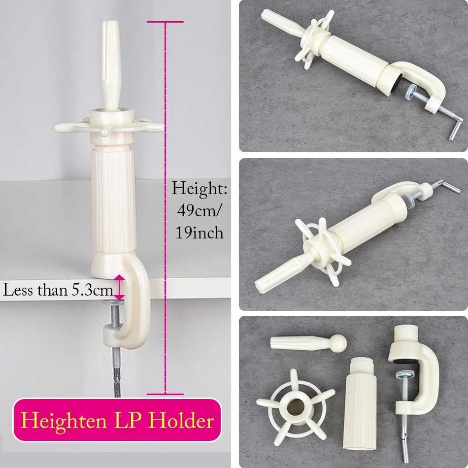 Wig Head Stand Table Clamp Adjustable Mannequin Holder