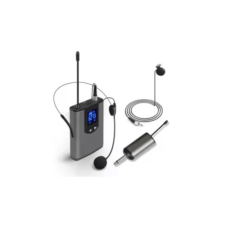 ClearVoice Pro Wireless Microphone System with Headset and Lavalier Mic