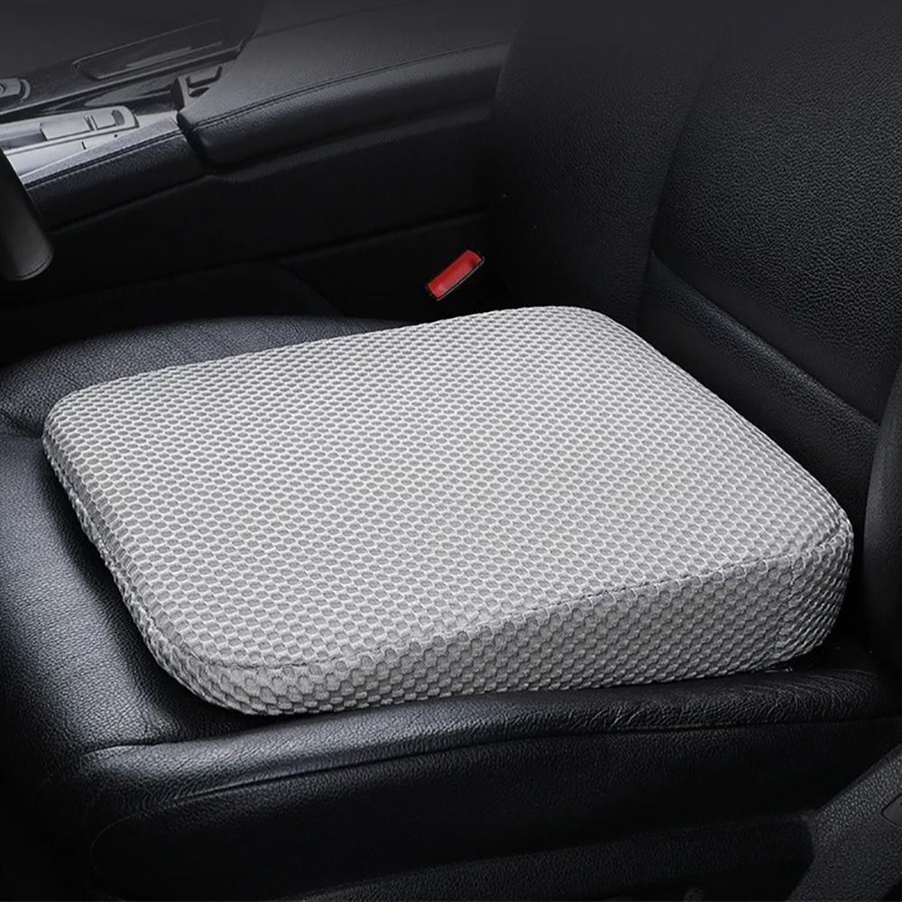 Memory Cotton Car Seat Cushion, New Car Seat Booster Cushion Honeycomb, Breathable 3D Mesh Thickened Seat Cushion