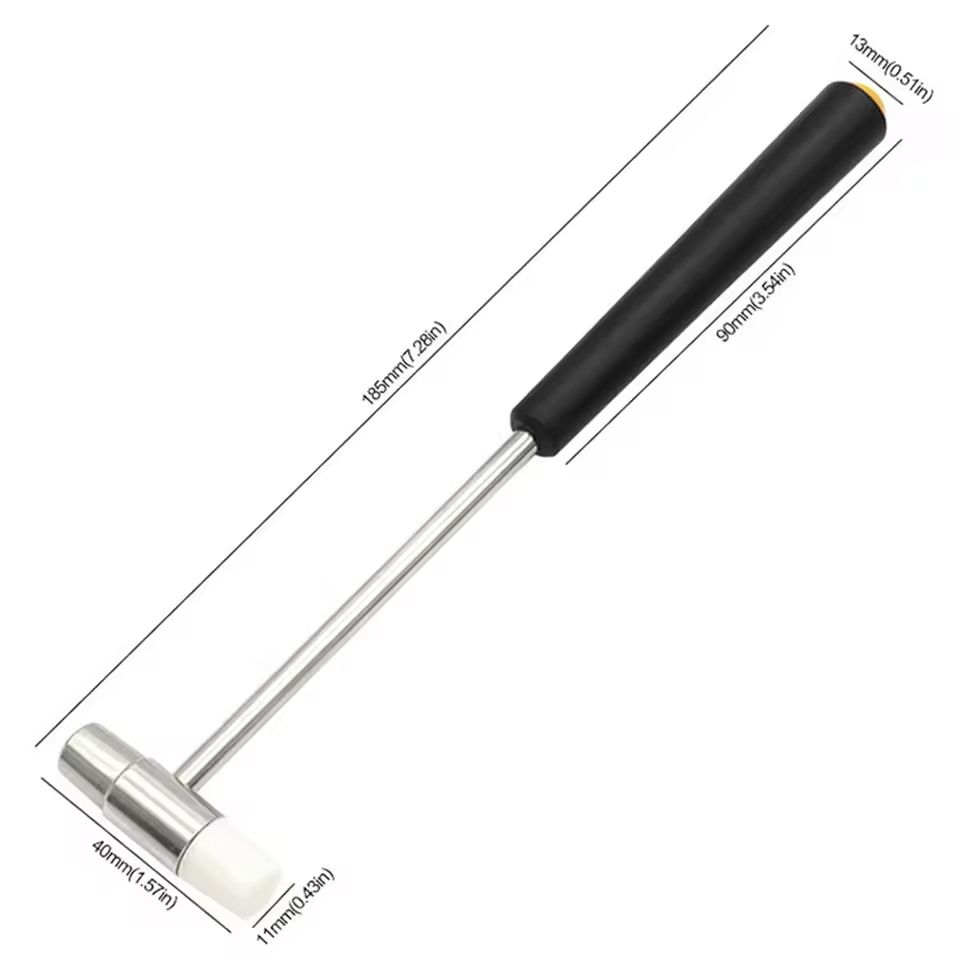 Mini Double Head Hammer Metal and Rubber Repair Tool
