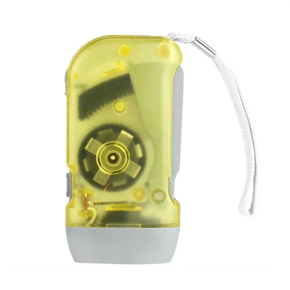 Hand Press Dynamo LED Emergency Flashlight