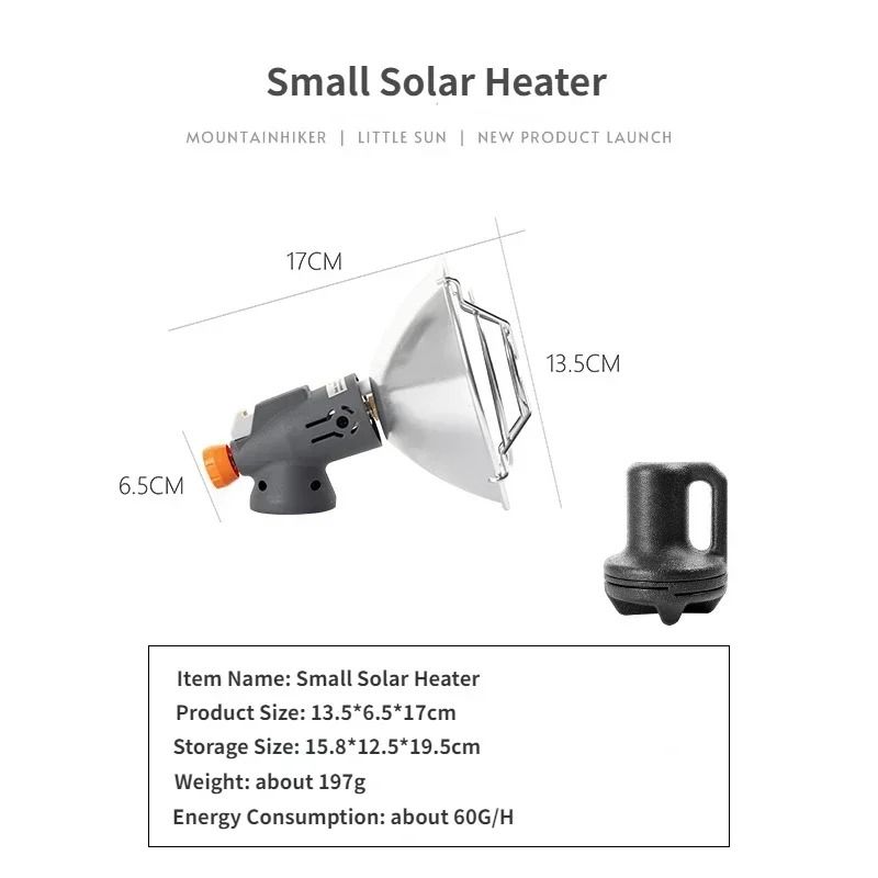 Mountainhiker Portable Camping Gas Heater Mini Butane Stove Warmer