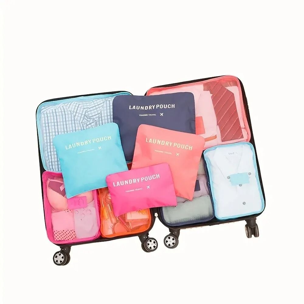 6-Piece Travel Luggage Packing Cube Set